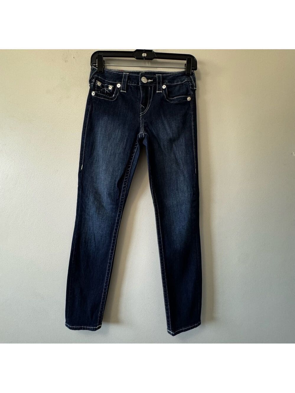 True Religion Women's Midnight Blue Skinny Jeans